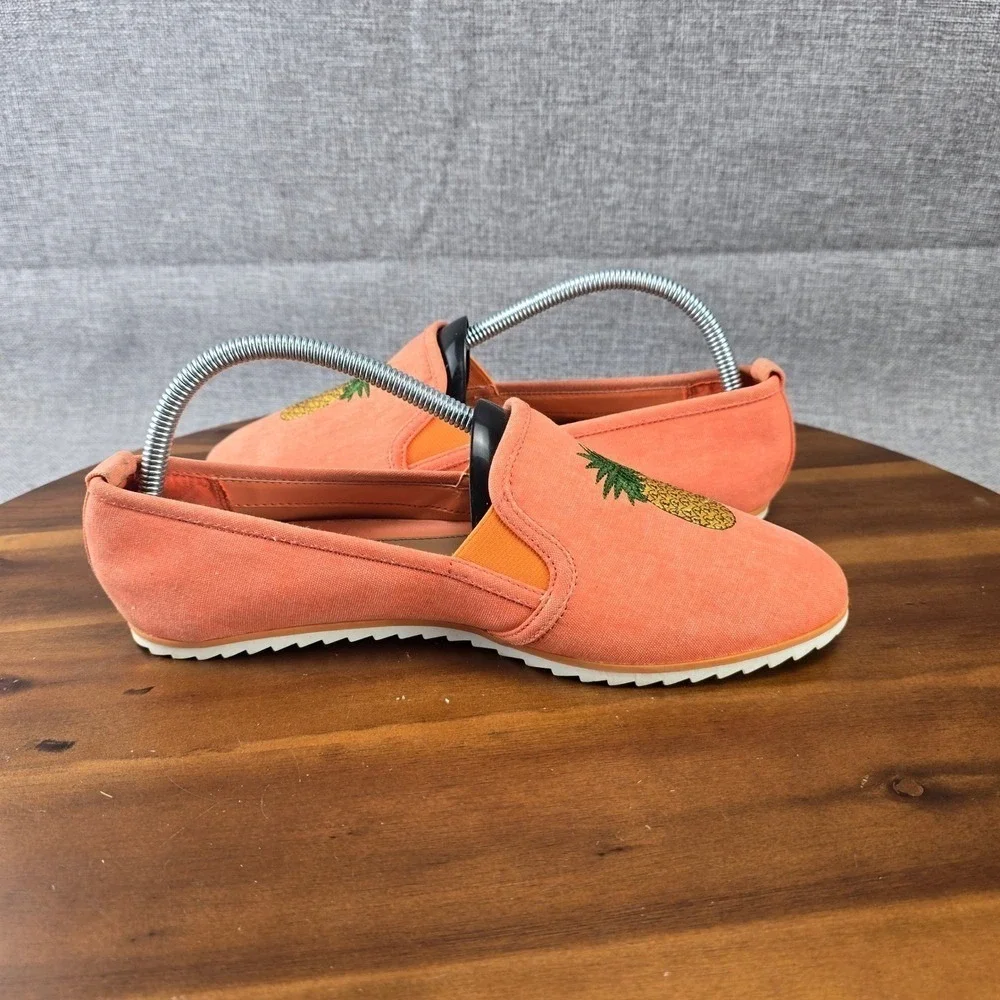 Bar III Women's‎ Slip On Espadrilles Loafer Pineapple Print Comfort Shoes SZ 9